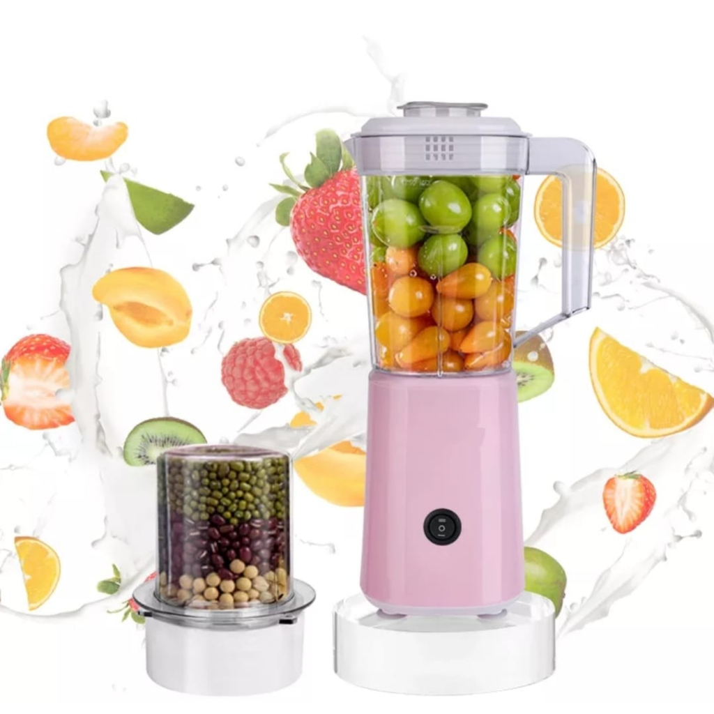 MKC KIMISO - Blender Juicer  2 in 1  Buah, Sayuran, dan Bumbu Dapur 300watt