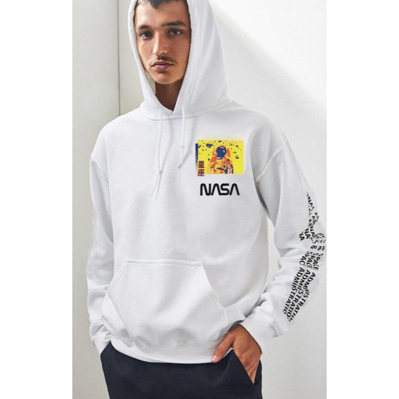 NASA Hoodie Black or white