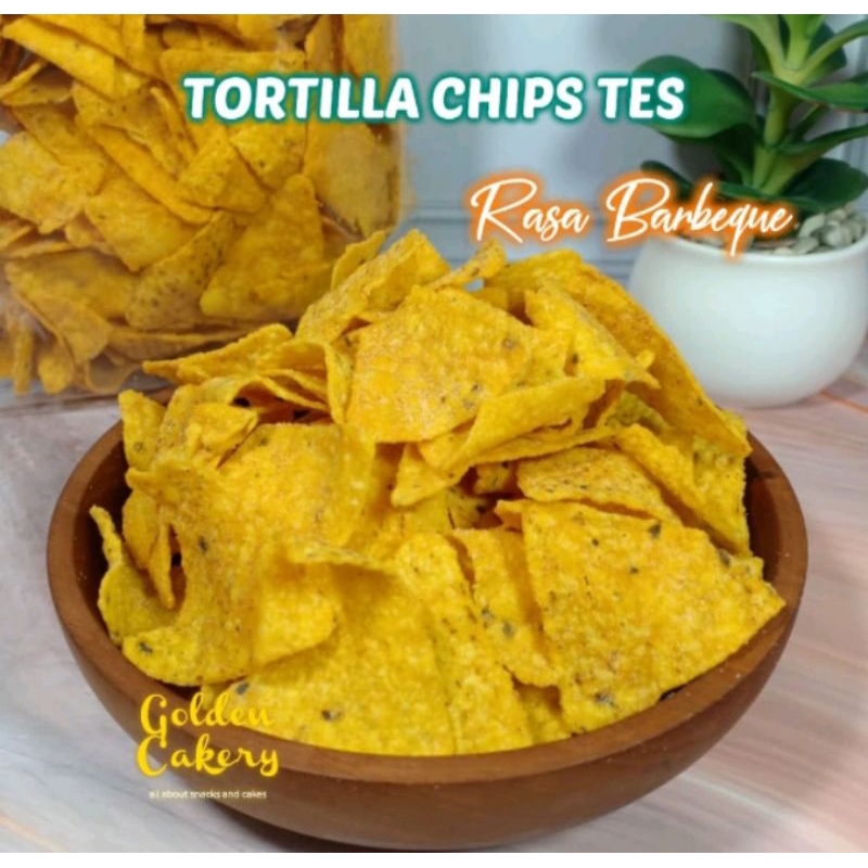 

tortilla tes jagung barbeque 200 gr / kripik jagung tes