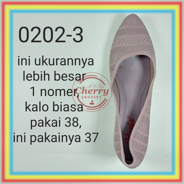0202-3 Sepatu Jinjit 5cm Wanita Karis Wedges Jelly Shoes Cewek Sekolah Kuliah Kerja Casual