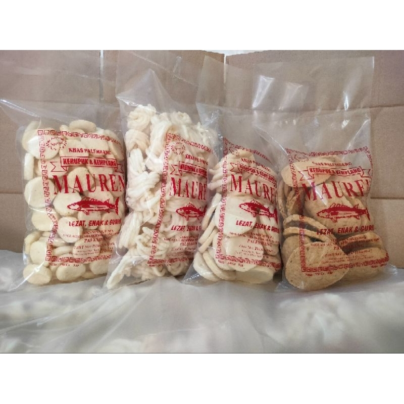 

KEMPLANG PAKET D ( sanggul 250g ,mini super 25pg ,kancing super 250g ,kemplang kulit super 250g)