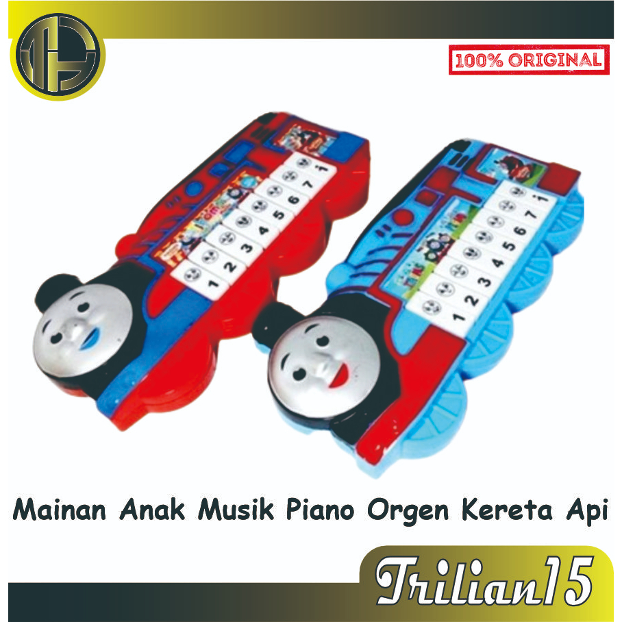 MAINAN ANAK PIANO | ORGEN MODEL KERETA API | THOMAS