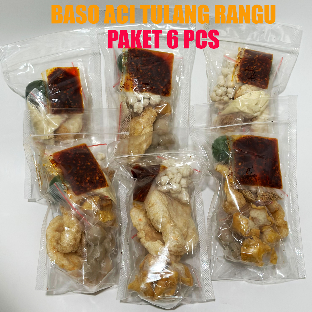 BASO ACI TULANG RANGU Paket Hemat ISI 6 PCS