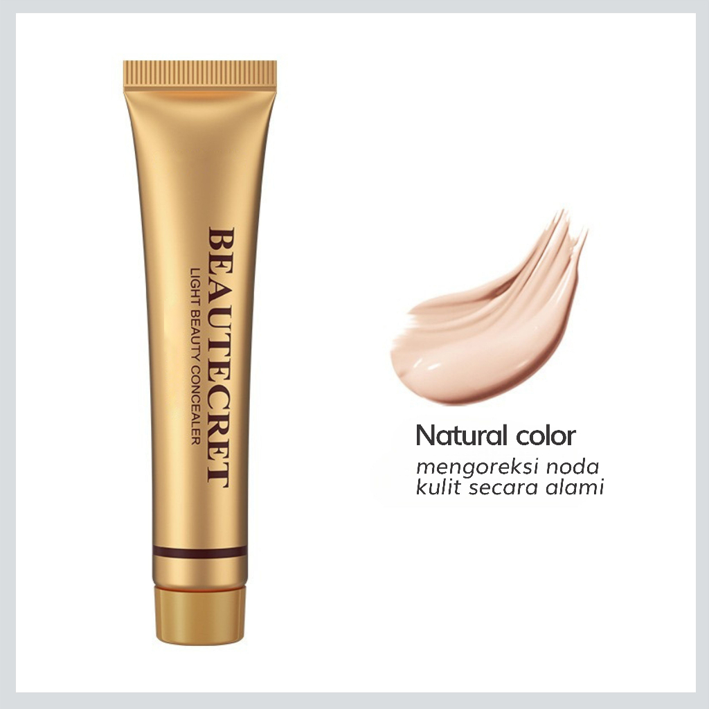 Beautecret Light Beauty Concealer Natural Color Menutupi Noda Pada Wajah