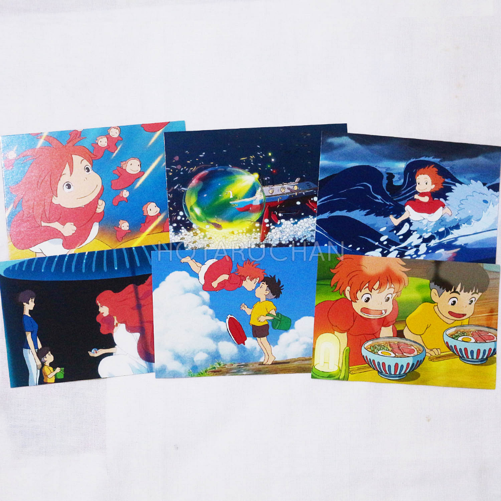 

[OFFICIAL] Ponyo - Studio Ghibli Collectible Postcards