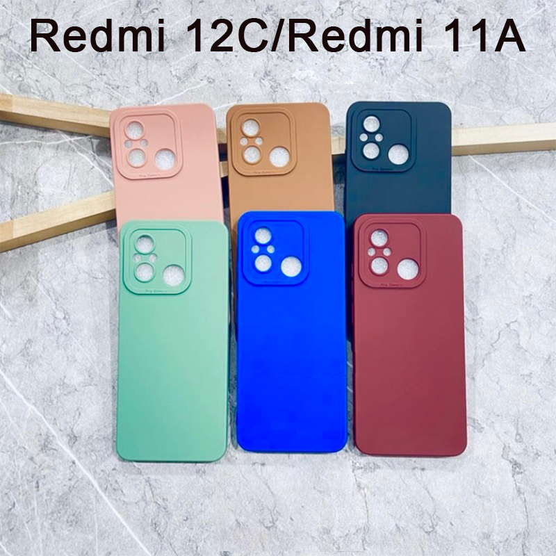 Softcase Xiaomi Redmi 12C Redmi 11A Redmi 10C Case 3D Pro Camera Gel Silika Casing