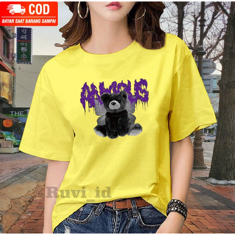 Ruvi_id-KAOS OVERSIZE / BELI 3 GRATIS HEADSET EXTRA BAS / KAOS BERUANG KEKINIAN / KAOS WANITA JUMBO / KAOS PRIA DISTRO / KAOS KOREAN STYLE / T-SHIRT RECOMMENDED / T-SHIRT WANITA IMPORT / KAOS OBLONG / BAJU MURAH