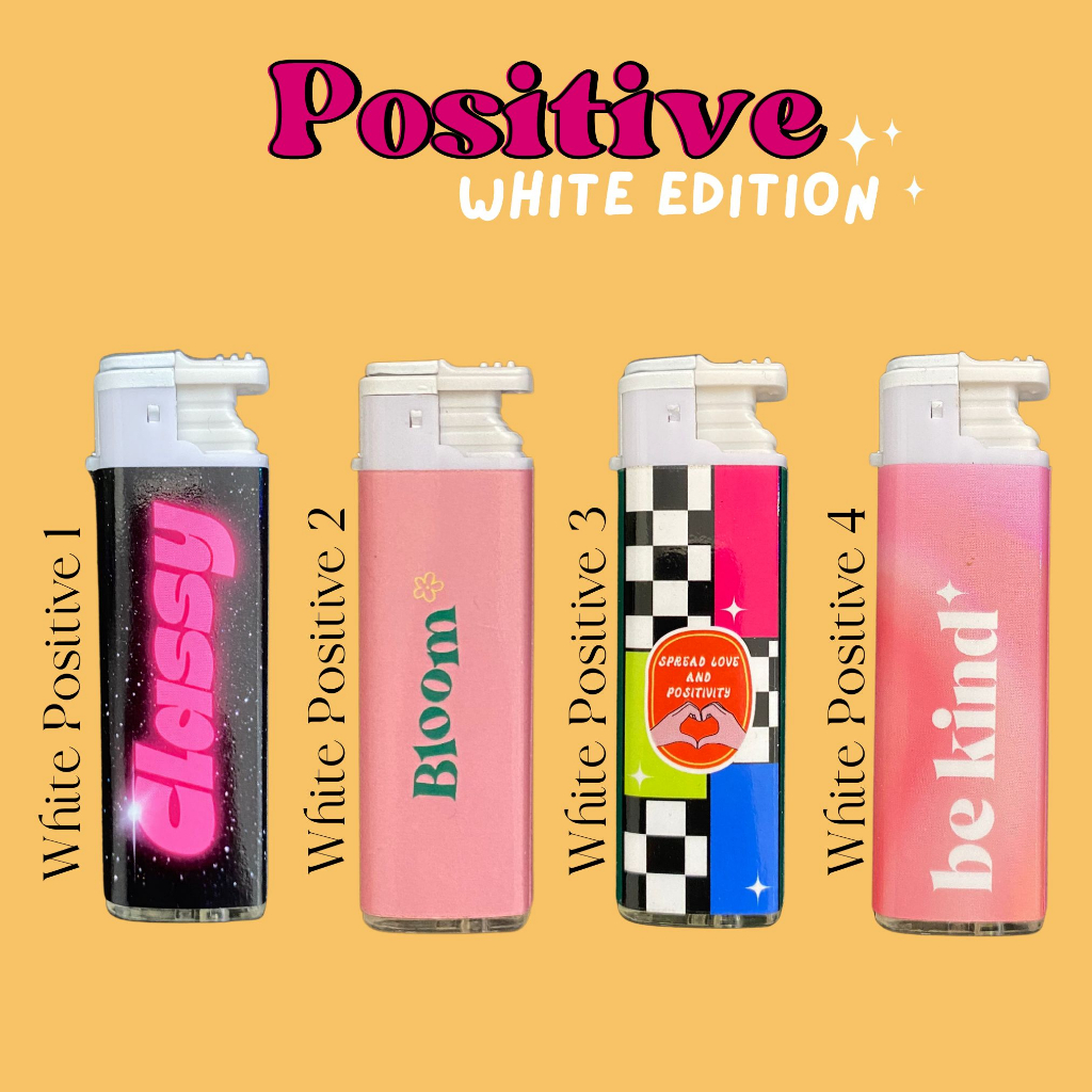[WHITE EDITION] Seri White Positive - KOREK VIRAL | KOREK API PINK | PINK FLAME LIGHTER
