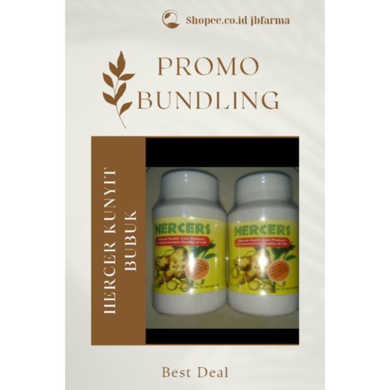 

hercer kunyit bubuk bundling 2 botol