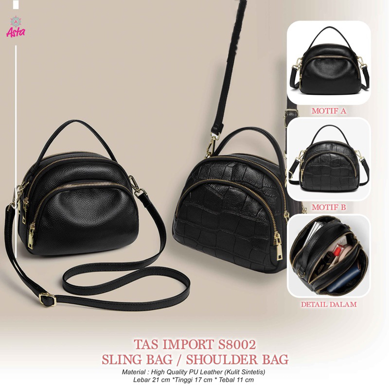 Tas Import S8002 Sling Bag Korean