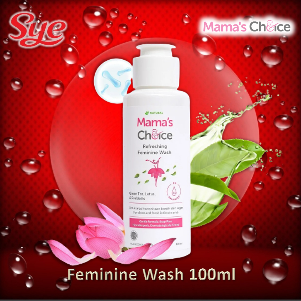 BPOM MAMA'S CHOICE REFRESHING FEMININE WASH 100ML / MAMA CHOICE PEMBERSIH KEWANITAAN / SYE