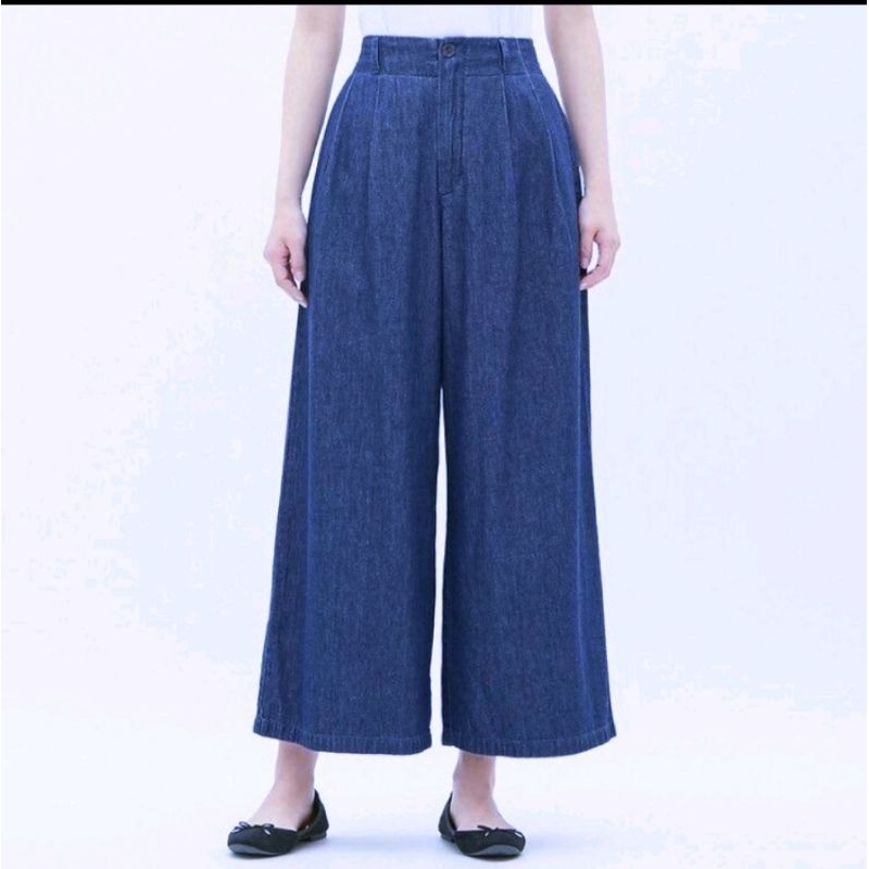 GU UNIQLO KULOT DENIM