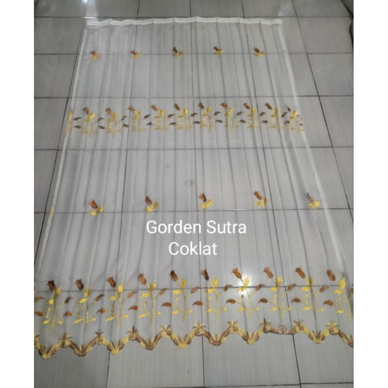 Vitrase Gorden puring Dalaman Gorden Bordel motip Tulip