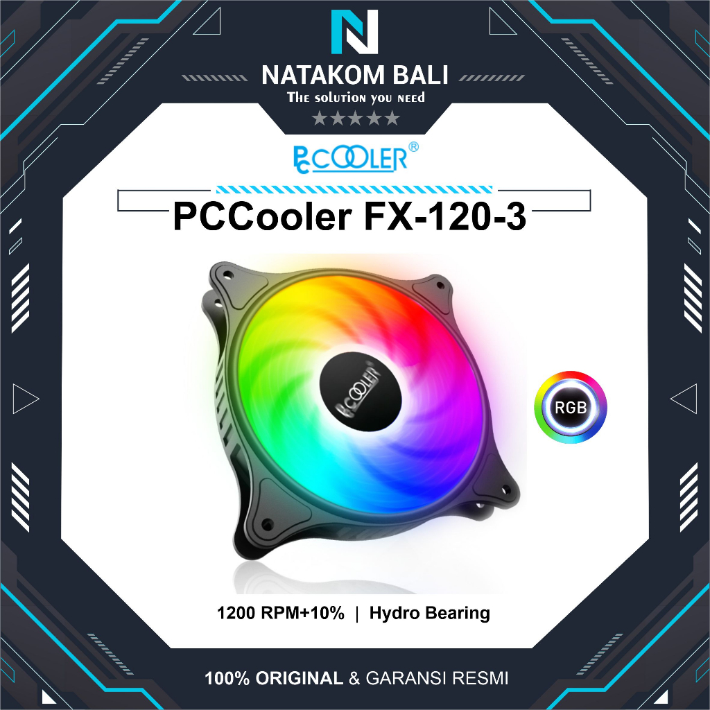 FAN CASING PCCOOLER FX-120-3 RGB