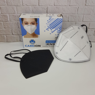 𝘈𝘉𝘎✰ C͏A͏R͏E͏I͏O͏N͏™ Masker KF94 Earloop Hitam Putih / Masker KF 94 Care ion 4PLY isi 10PCS / Masker Model Korea isi 10 pcs 1008