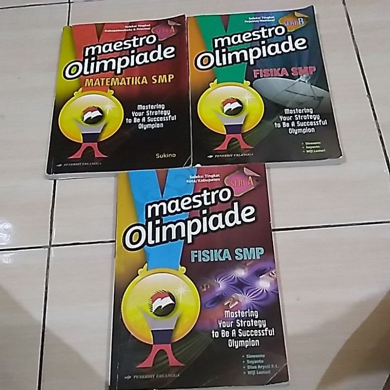 buku maestro olimpiade matematika fisika untuk smp original
