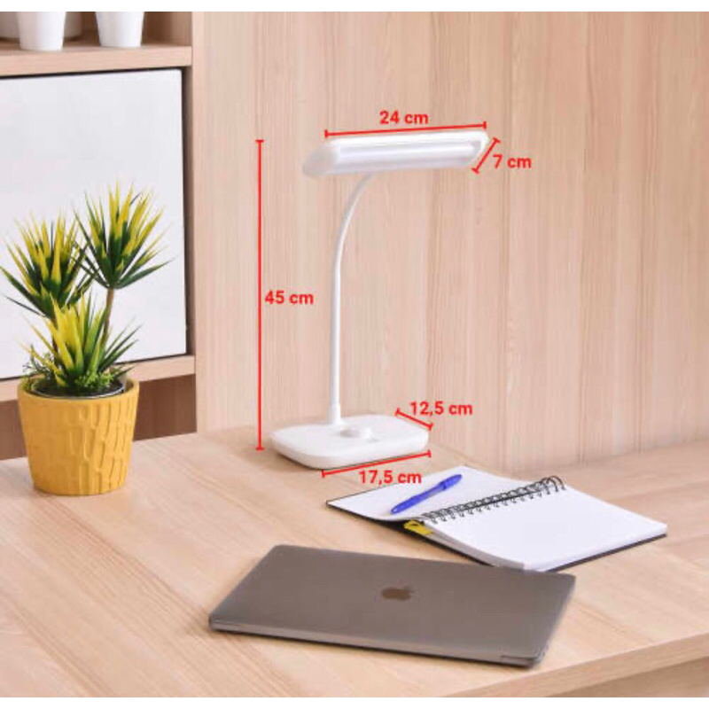 APA LAMPU MEJA BELAJAR LED DIMMABLE/ACE LED DESK LAMP BASIC 2 CCT DIMM WHITE/ACE LAMPU BELAJAR LED/APA LAMPU EMERGENCY/ACE LAMPU BACA/APA LAMPU DARURAT