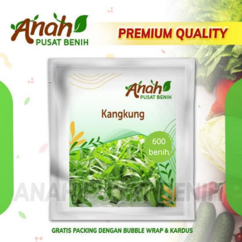 Benih sayuran kangkung bangkok import panah merah / benih sayuran
