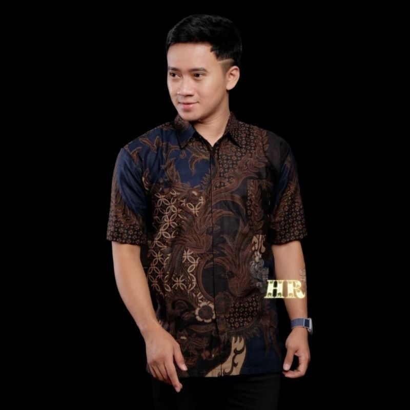 Kemeja batik pria lengan pendek reguler M L XL XXL | Batik pria lengan pendek premium