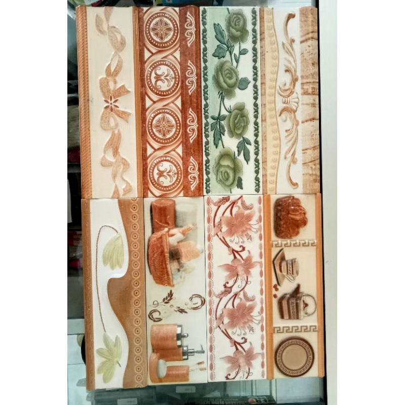 lis keramik import timbul 8x25 cm