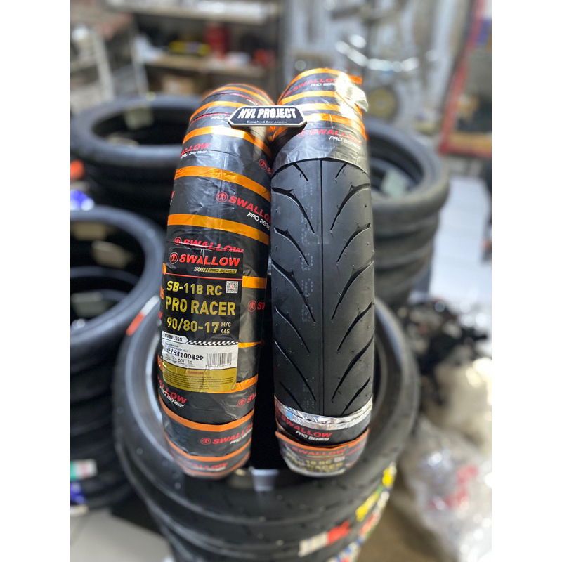 Ban swallow proracer sb-118 90/80 ring 17 Tubeless soft compound