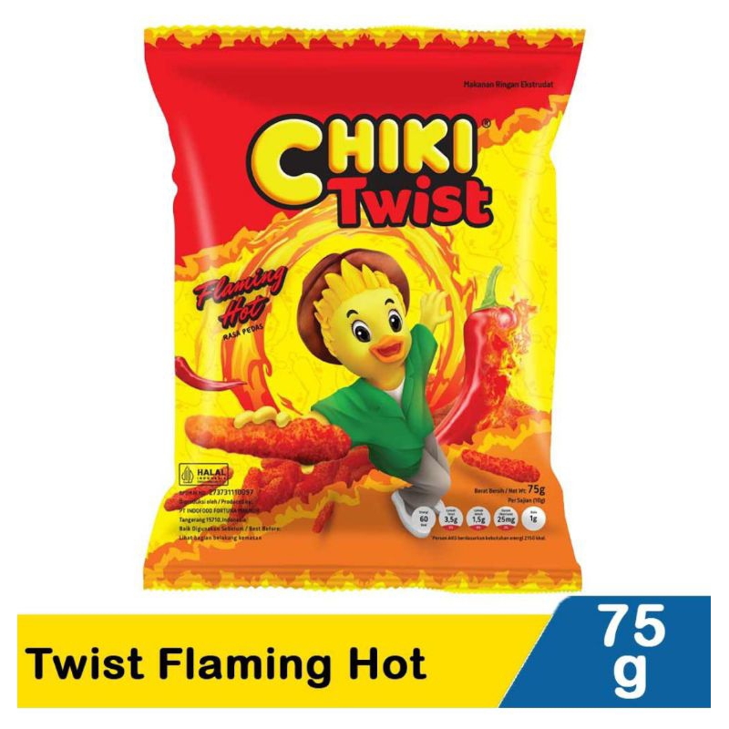 

Chiki Twist Makanan Ringan Flaming Hot 75g