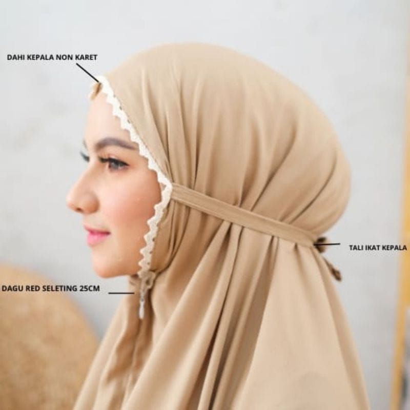 Mukena Dewasa Jumbo 2in1 Kanaya Series By Sentosa