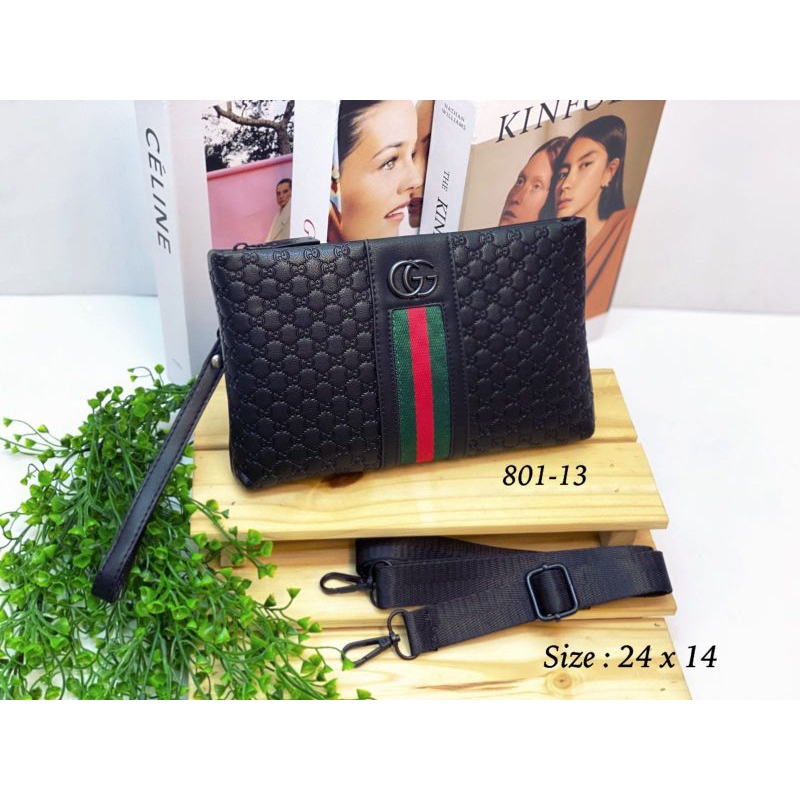 Tas Selempang / Clutch Pria Wanita Unisex kode 801 Import