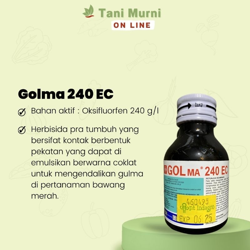 Herbisida Pra Tumbuh Golma 50 ml