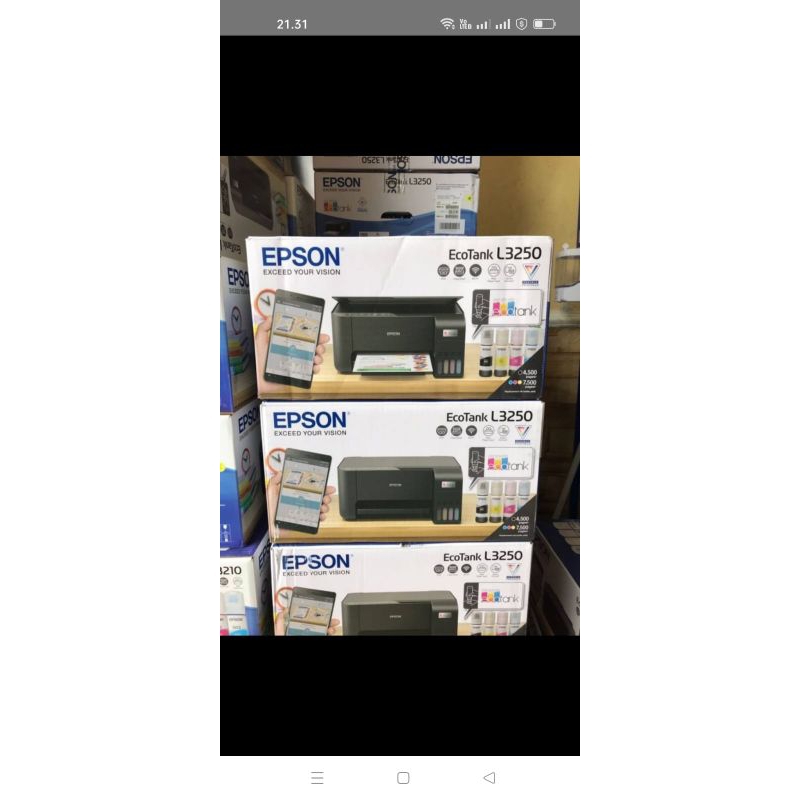 printer epson L3250 garansi resmi include tinta original