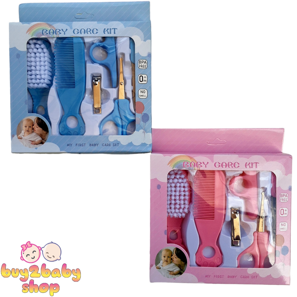 Set perawatan bayi 5 in 1 (Sisir + Gunting Kuku) Baby Care Kit