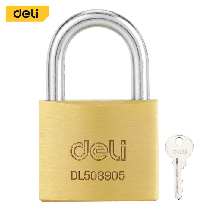 Deli Gembok Iron Padlock Super Kuat 40 - 50 MM EDL50890X