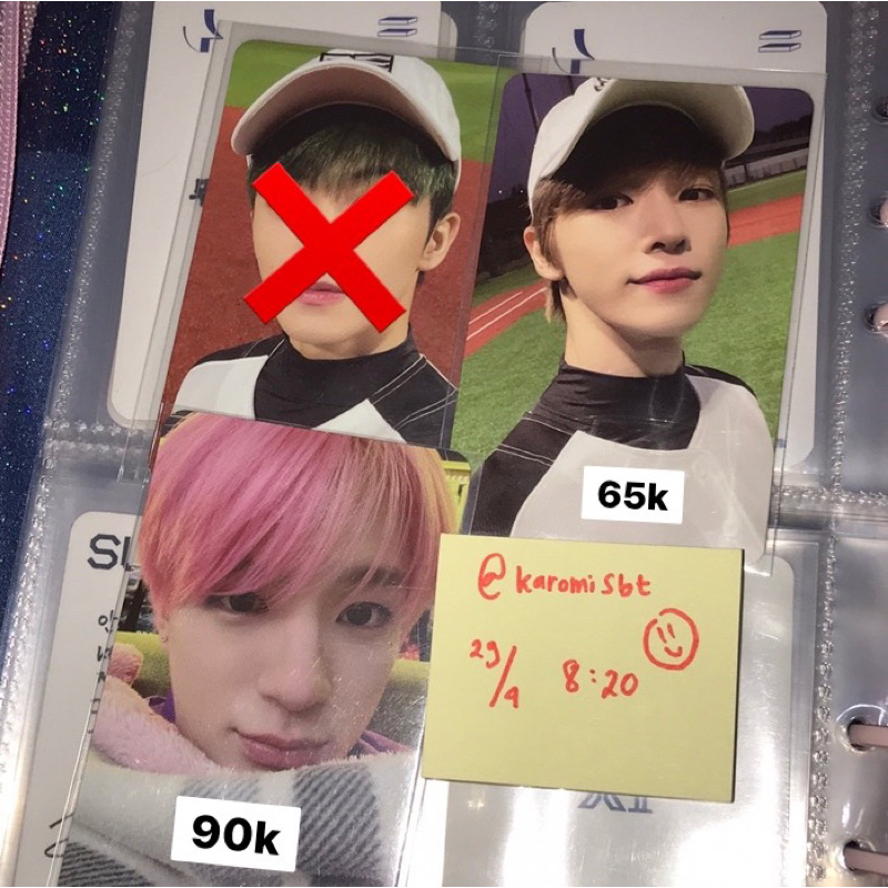 (avail) photocard official nct dream jeno selimut glitch mode nct sungchan trading card universe bas