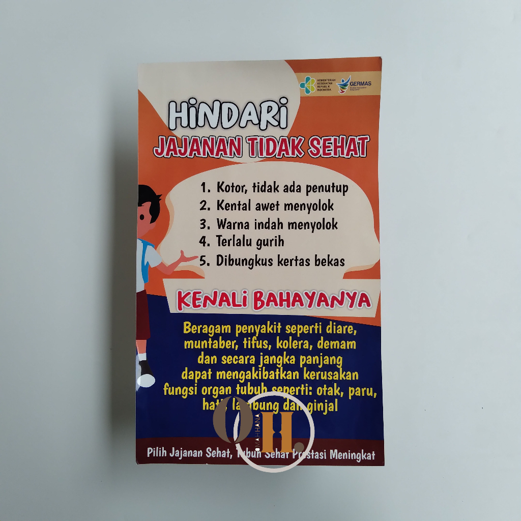 

Stiker Hindari Jajanan Tidak Sehat - Stiker Sekolah - Stiker Edukasi Kesehatan Sekolah