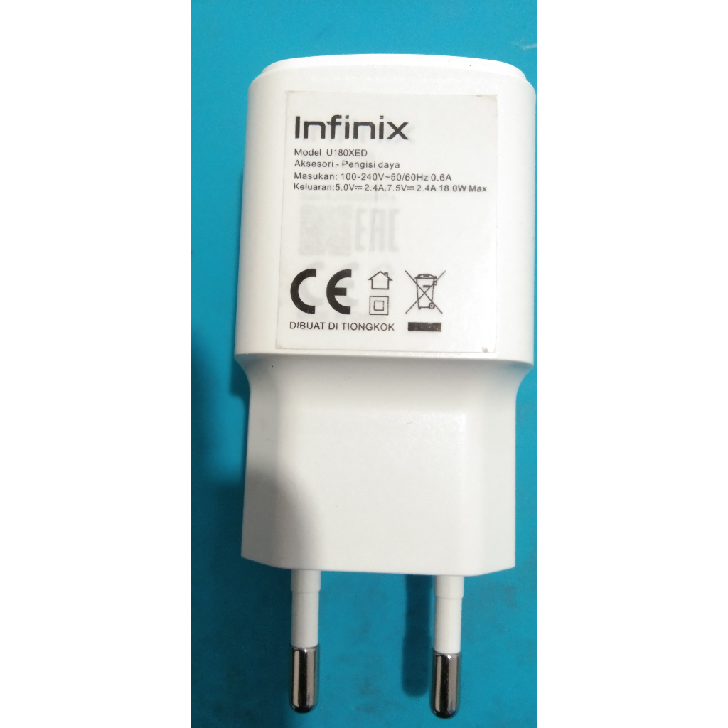 Adapter Charger Infinix (U180XED) 18 Watt