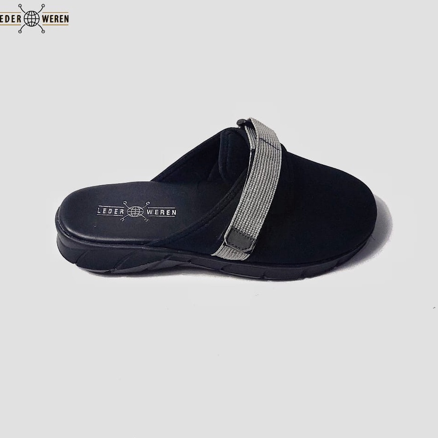 	 Lederweren - Leder Mule 1 - Sepatu Slip-On Mules Bustong Pria Kasual	
