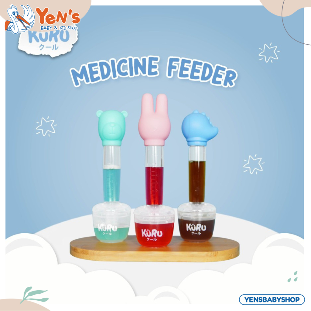 KURU Baby Medicine Feeder MF1 | Alat Bantu Minum Obat Susu Pipet untuk Bayi dan anak