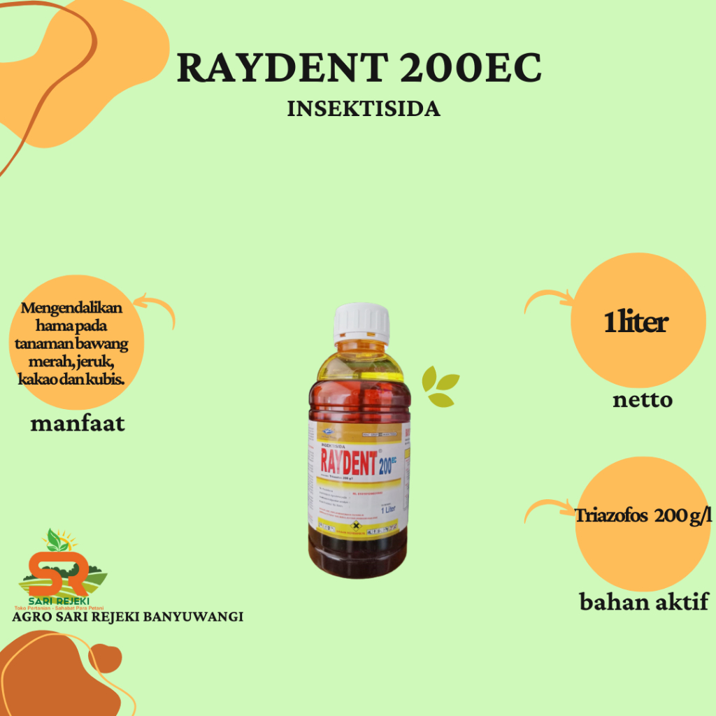 RAYDENT 200EC 1liter INSEKTISIDA