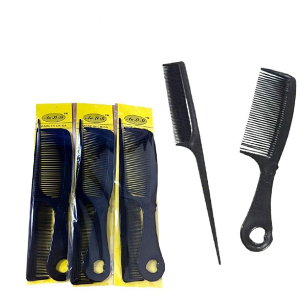 Sisir Rambut Set 2 Pcs Comb Sisir Fancy / Sisir Hitam Warna Karakter Lucu Motif Import 2 in 1 / TS-85