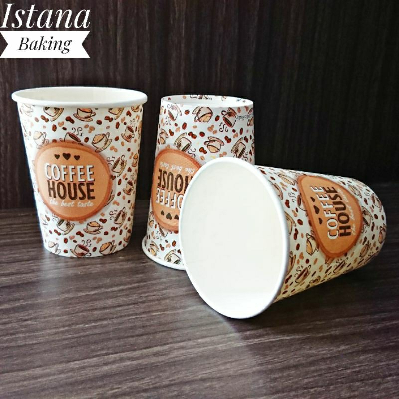 Paper Cup Gelas Kertas Cup Kopi Cup Higienis Minuman Panas Paper Cup