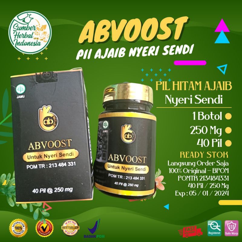 Abvoost 100% Asli Obat Nyeri Sendi & Tulang Bpom Original