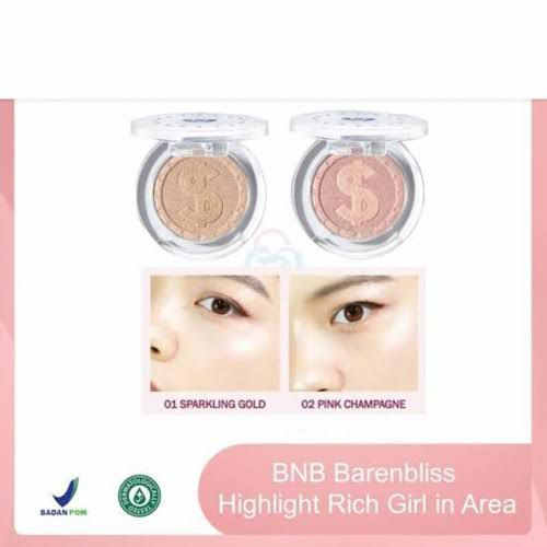 ✿ELYSABETHME✿ BNB BARENBLISS Highlighter korea | makeup glowing | shimering perona pipi