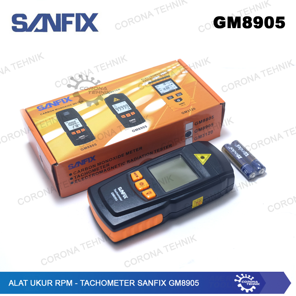 Tachometer Sanfix GM8905 - Alat Ukur RPM