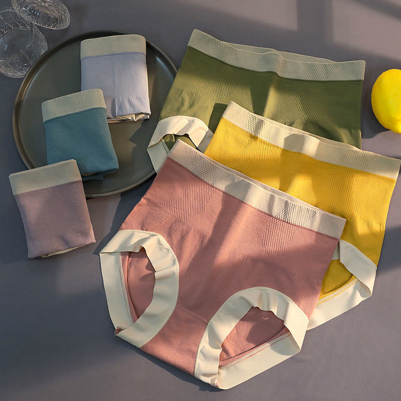 CD Celana Dalam Bahan Katun Murni TIDAK ADA Jejak, Nyaman Dan Bernapas ukuran besar Celana Underwear Wanita katun celana dalam 829