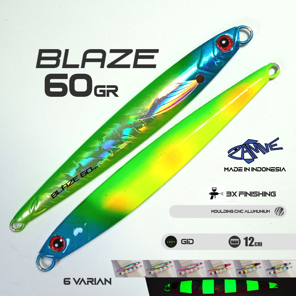 Metal Jig Zamve Blaze 60Gr Metal Jig 60Gr Metal Jig 60Gram
