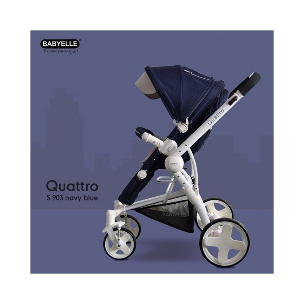 Stroller Baby Elle Quattro S903 Beige