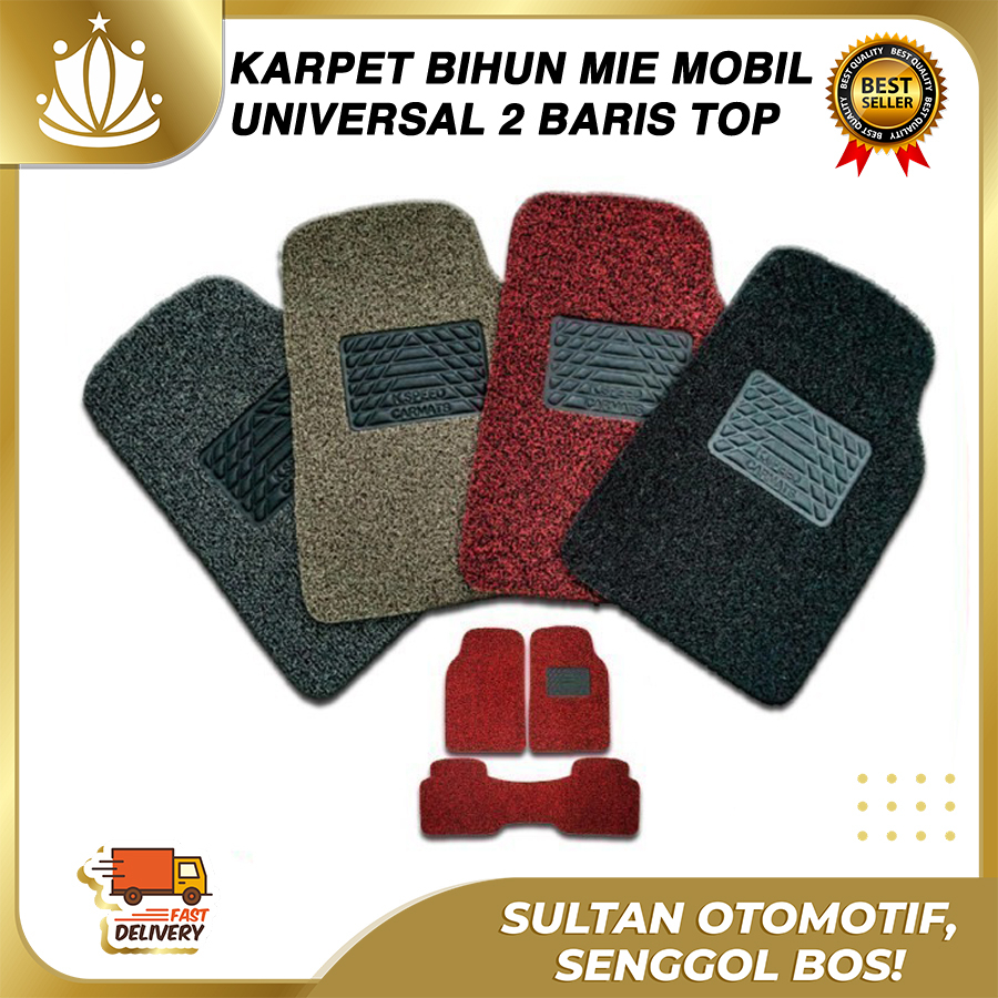 Karpet Bihun Mie HRV CRV Outlander Ford Fiesta  Yaris Juke Wuling Alvez Cortez 2 baris