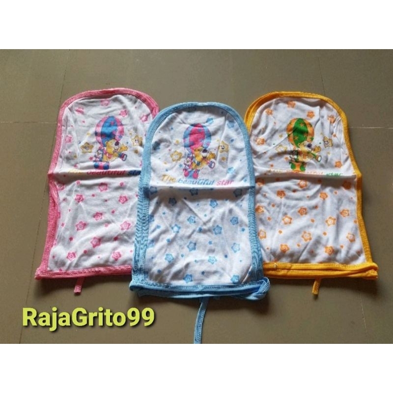 Popok bayi Halus ikat print Large jumbo isi 1 Lusin / popok tali bayi Premium / popok kain bayi tali Motif 12 pcs