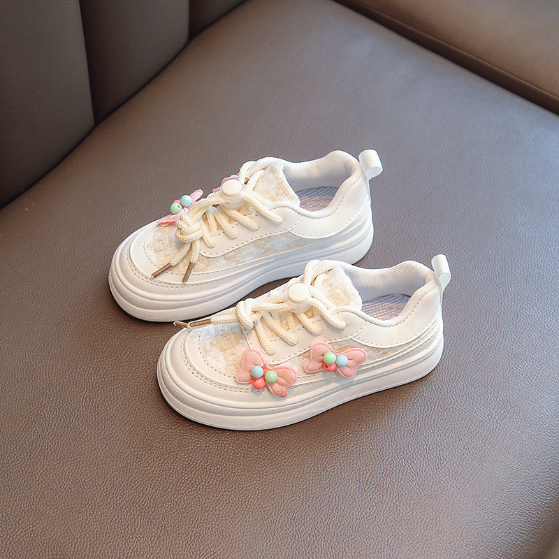 Sepatu Anak Perempuan 0304960 Sport Sneakers Kids Shoes Sepatu Pita Anak Sekolah