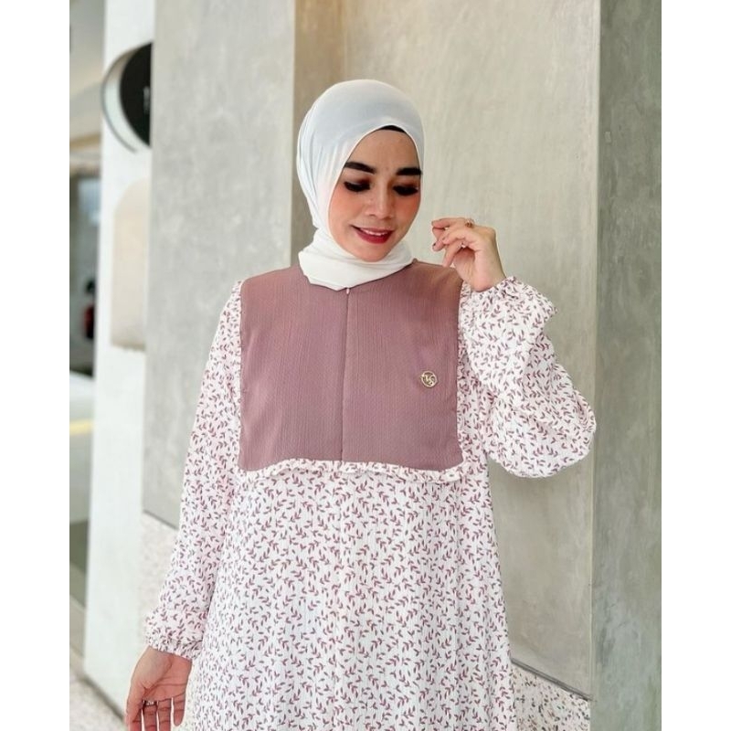 GAMIS ZEFANYA DRESS DUSTY VERSUS CITY VERSUSCITY || MOUNEERASHOP
